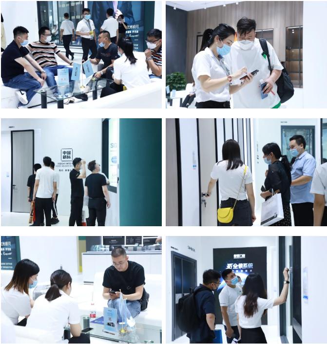 現(xiàn)場(chǎng)直擊 | 新標(biāo)門(mén)窗閃耀亮相廣州定制家居展，首日盛況盡顯標(biāo)桿風(fēng)范！(圖9)